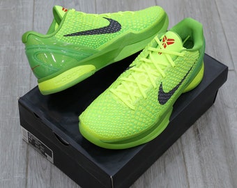 Kobe 6 Protro « Grinch » Green Apple Volt Crimson Black, Chaussures femmes et hommes, Cadeaux baskets et Chaussures unisexe