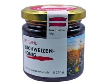 Latvian buckwheat honey 250g