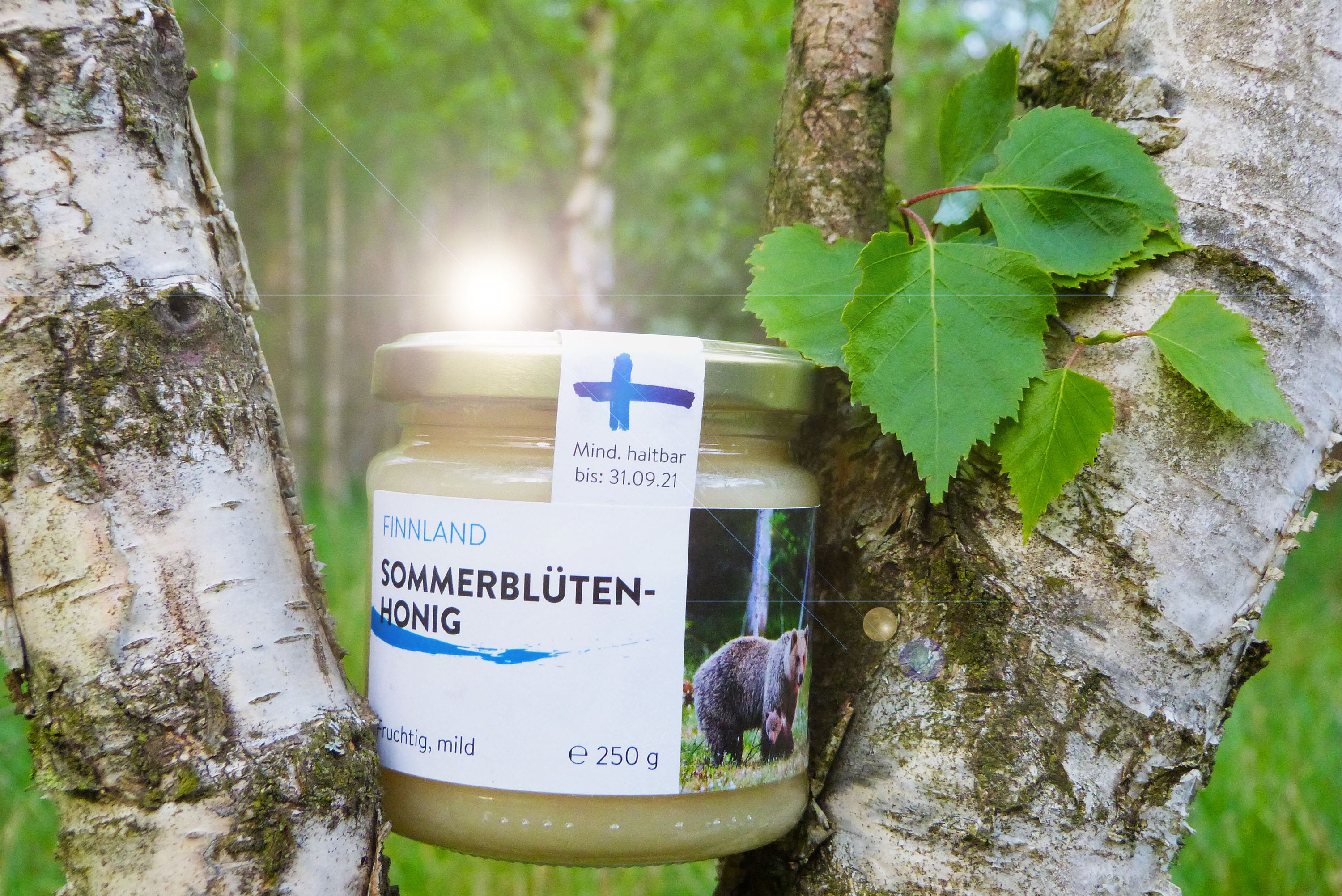 Finnish Summer Blossom Honey 250g, Honey, Raw, 100% Natural