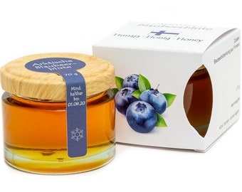 Arctic blueberry blossom honey from Lake Orajärvi, Arctic honey, top quality from Hanse Honig