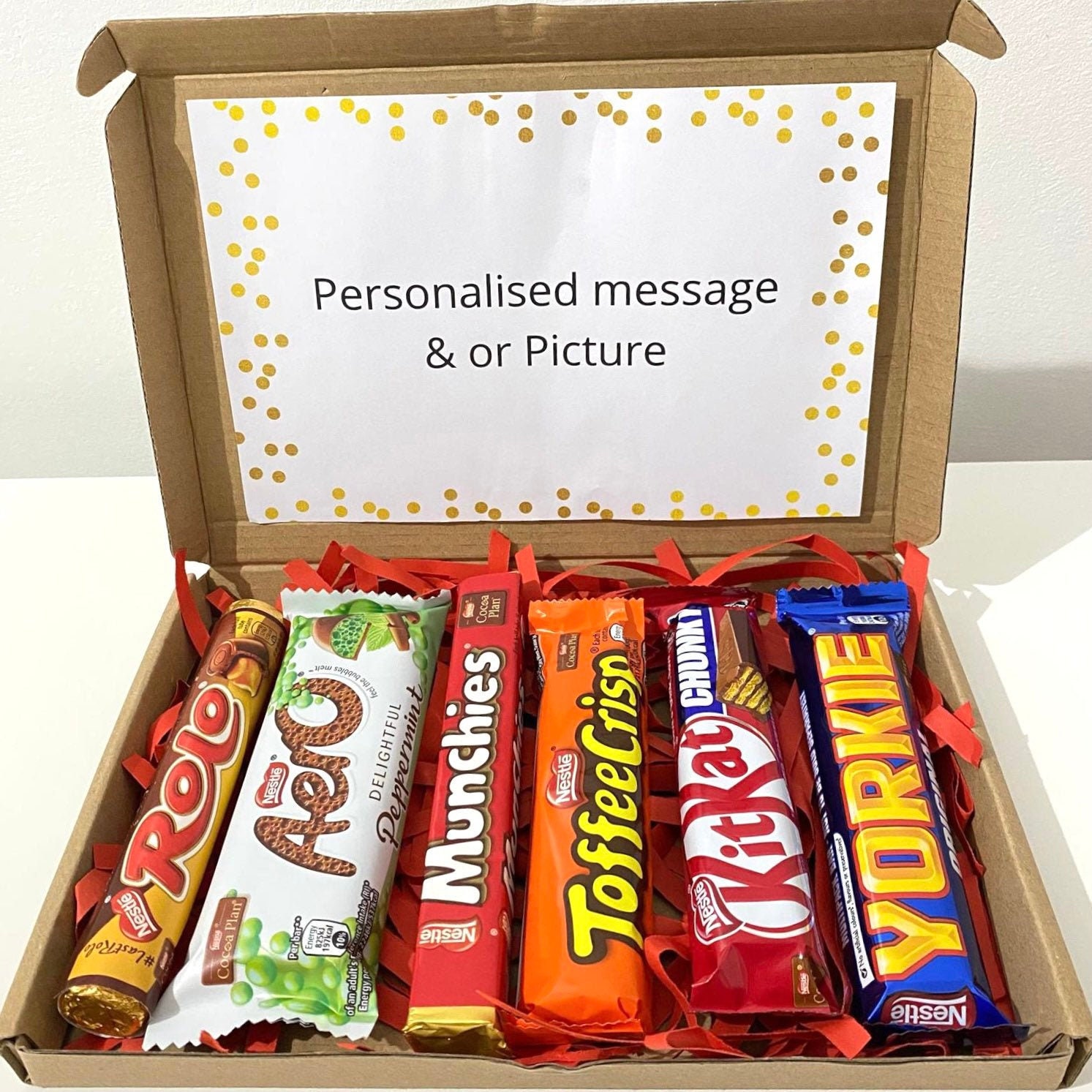 Nestle Chocolate - Treat, Day, Sweet Treat Anniversary, Her, Hamper, Box, Birthday, Etsy Present Easter, Galentine, Kids for Denmark for Valentines Him,