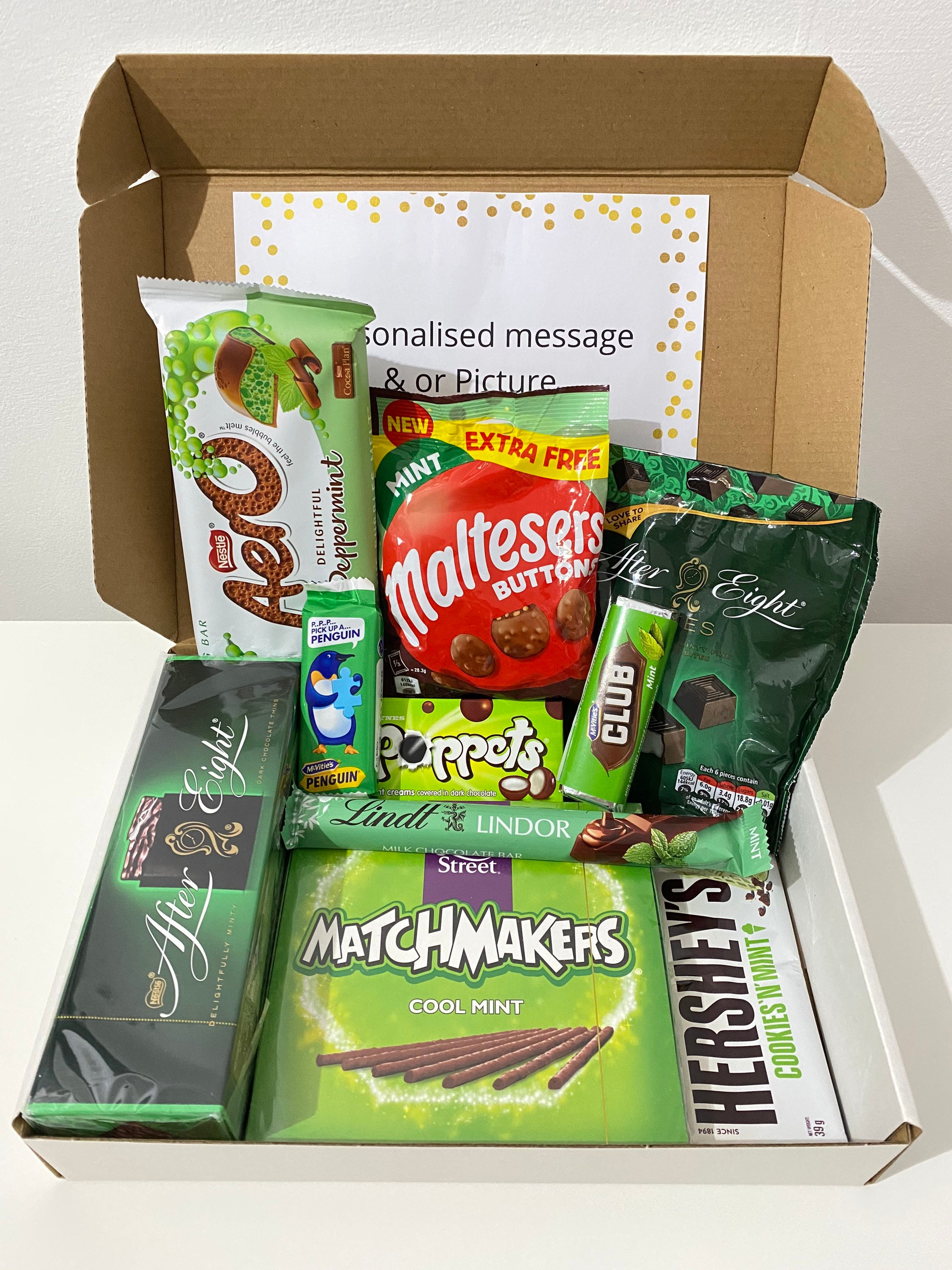 Large Mint Chocolate Hamper Etsy