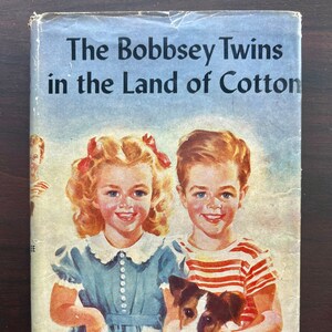 The Bobbsey Twins in the Land of Cotton, Vintage 1942 Printing. Perfect gift for readers, writers, teachers and history lovers!