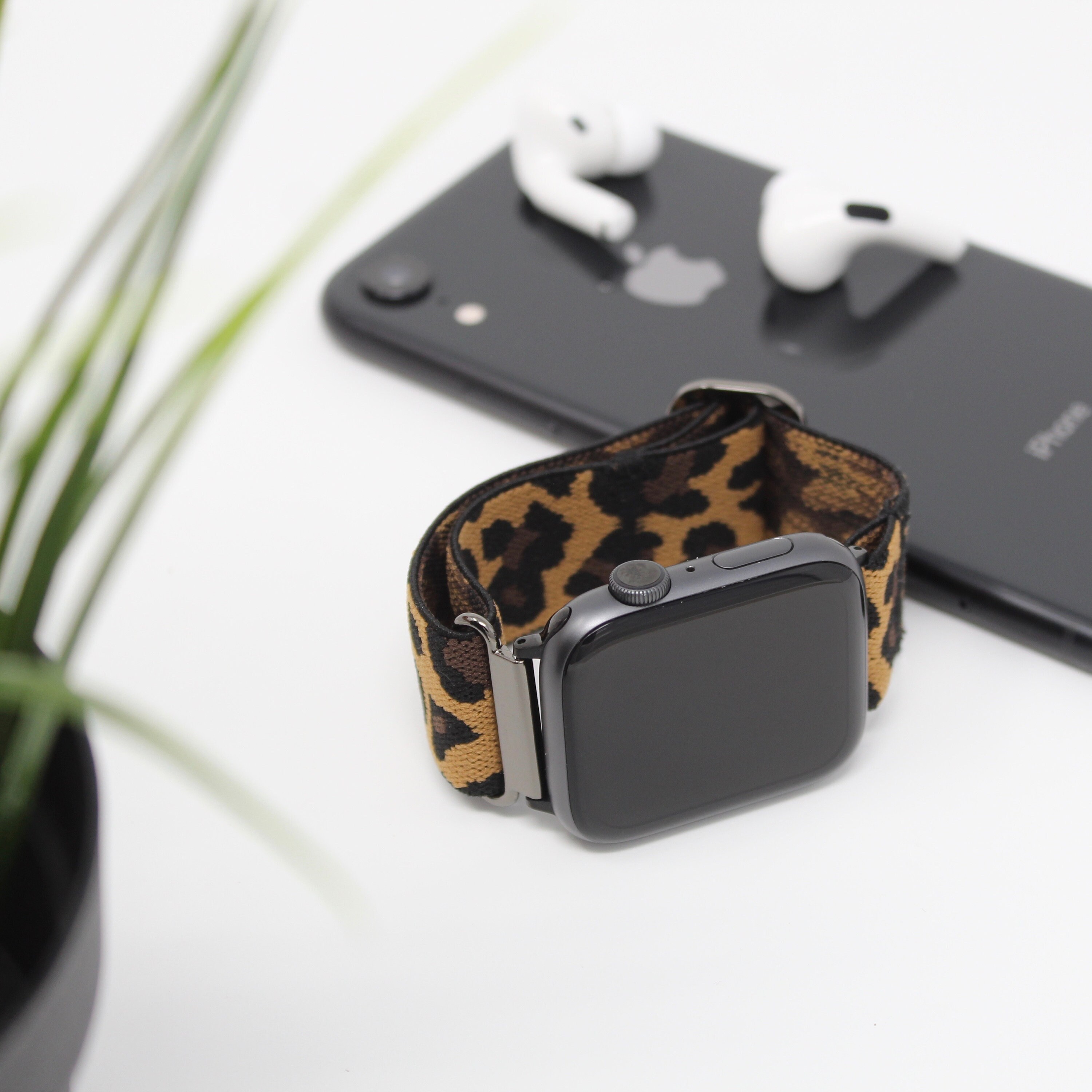 Adjustable Elastic Band for Apple Watch Series Replacement Etsy