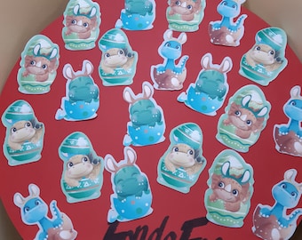 20 edible cupcake / muffin toppers / cake decoration Easter 20 pieces PUNCHED out of edible paper or fondant