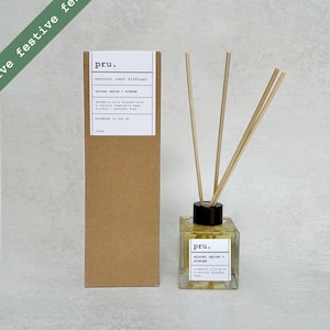 Natural Reed Diffuser Winter Spice and Orange Room Fragrance