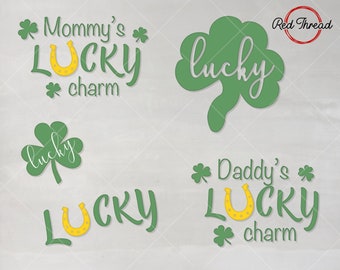 St Patrick’s Day SVG bundle / Lucky designs / baby bodysuit / tshirt designs / wall signs
