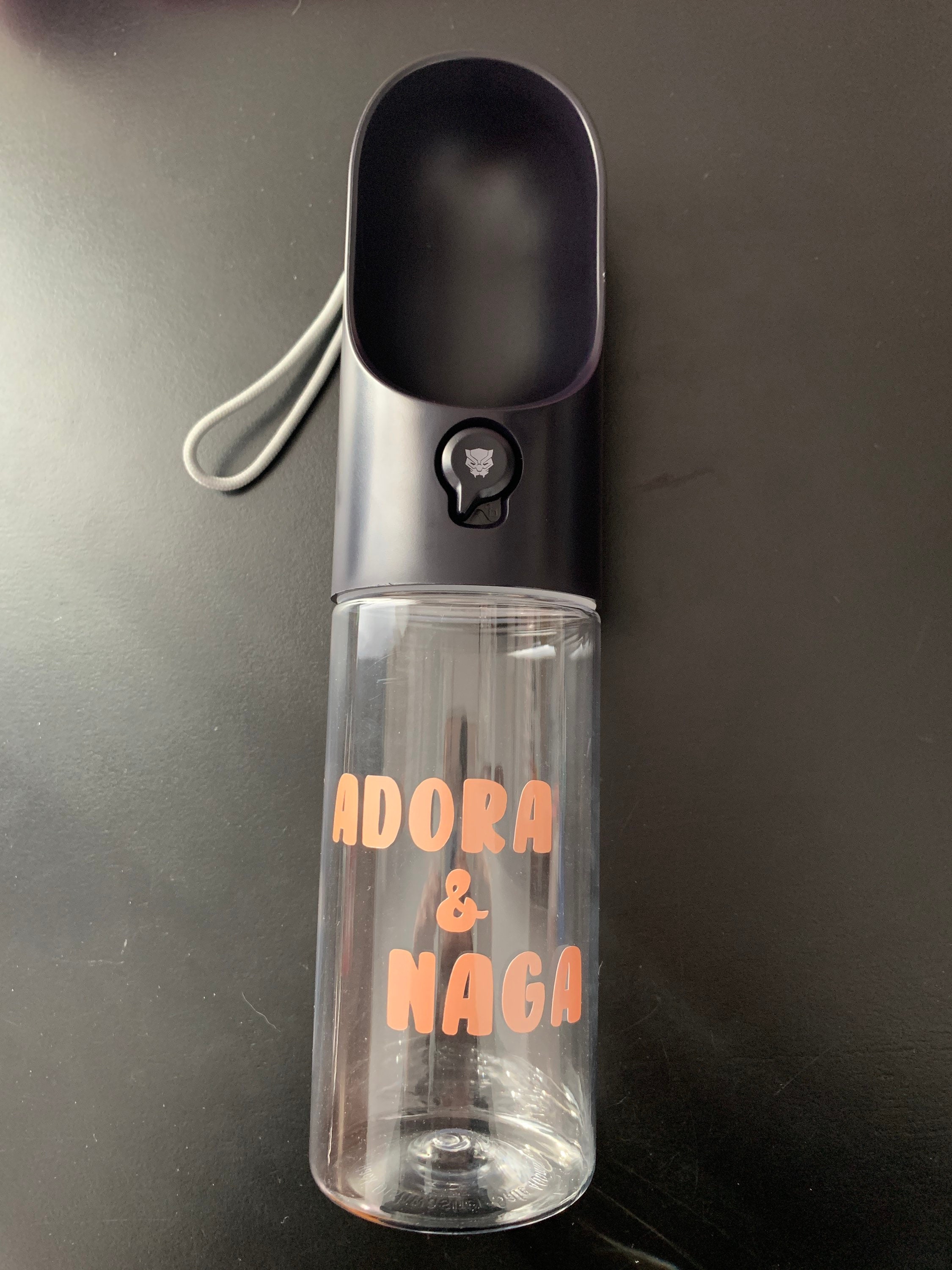 Personalized Dog Water Bottle Gift for Pets Travel Bottle Etsy