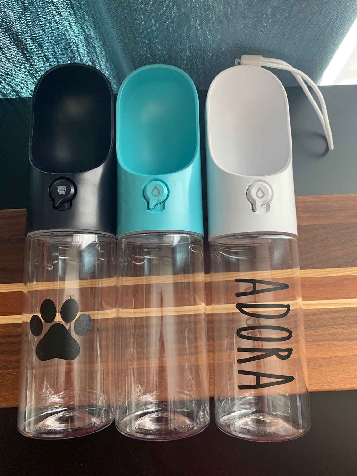 Personalized Dog Water Bottle Gift for Pets Travel Bottle Etsy