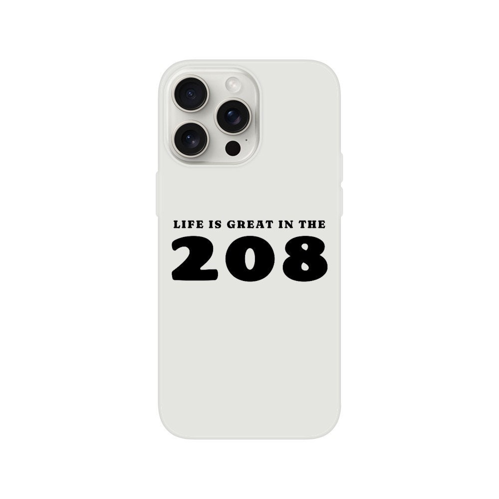 Adoriamo l'Idaho: la vita è fantastica nella custodia Flexi per iPhone 208 per iPhone15, iphone14, iphone13, iphone12, iphone11 e molti altri!