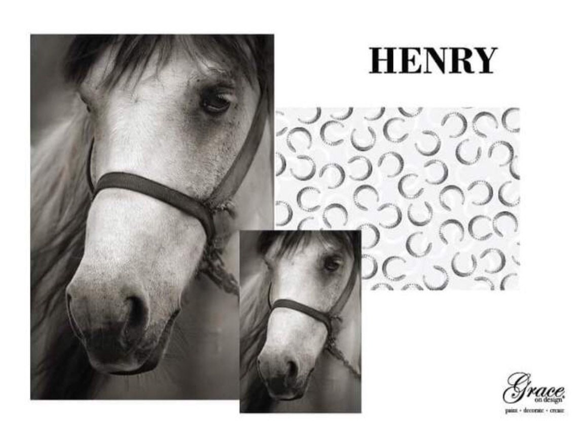Henry by Grace on Design Decoupage Paper Pack Horse Etsy