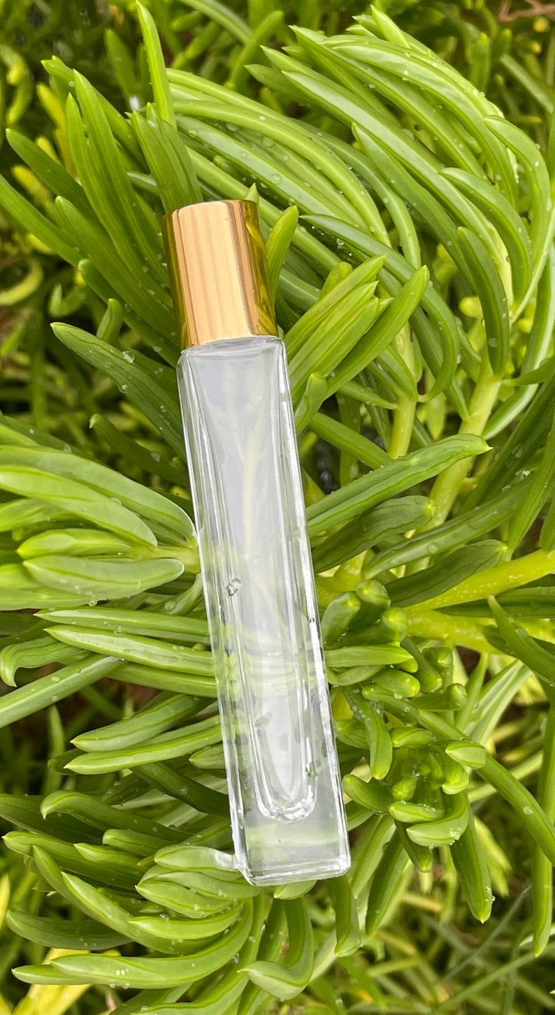 10ml Tall Square Roller Bottlesgold Cap Stainless Steel Etsy