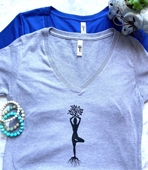 Yoga Poses T-shirt / Yoga Gift for Women / Yogi Gift / Woman's