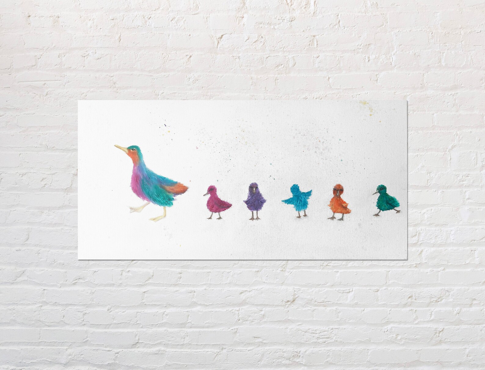 colored duck canvas