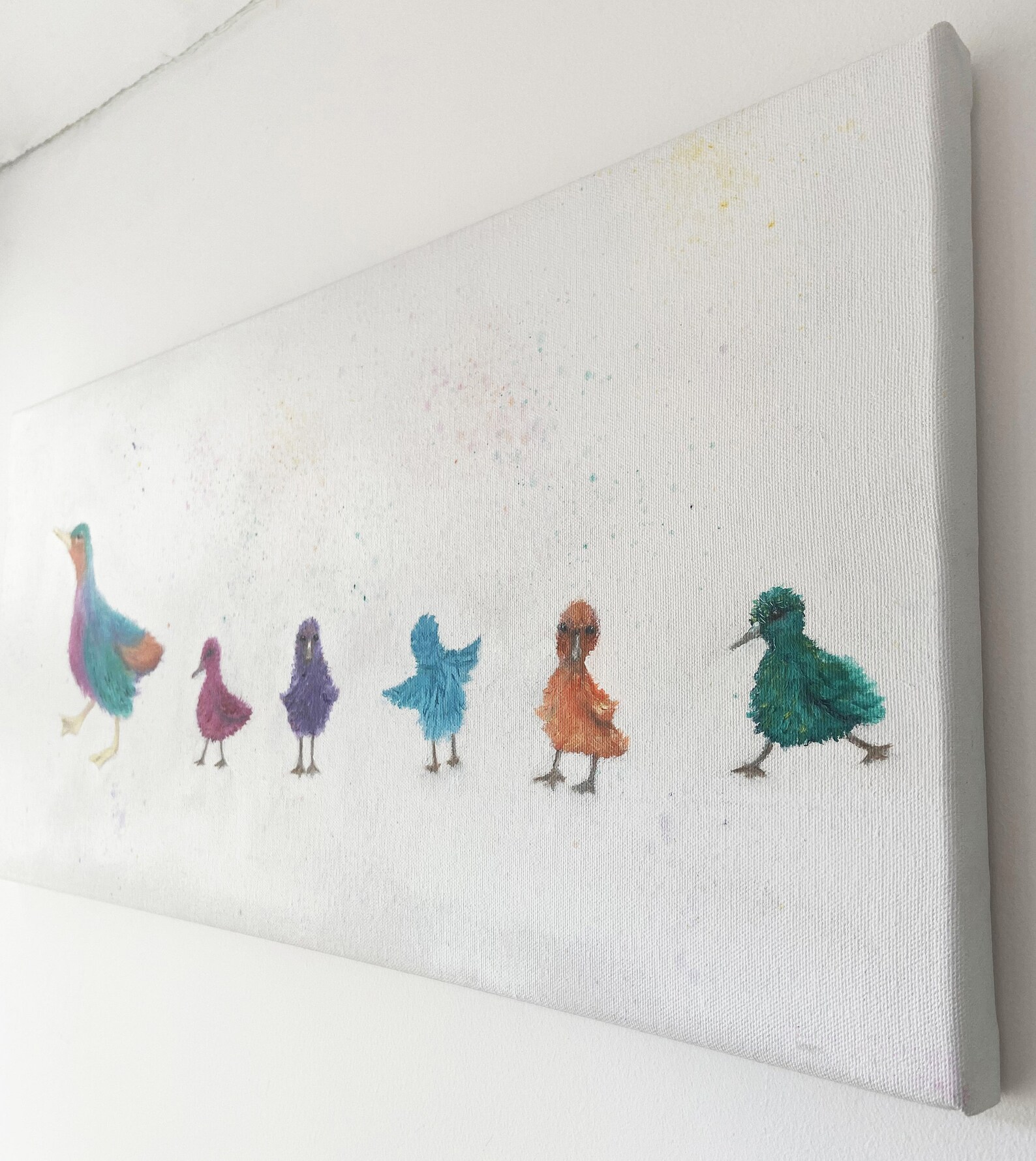 colored duck canvas