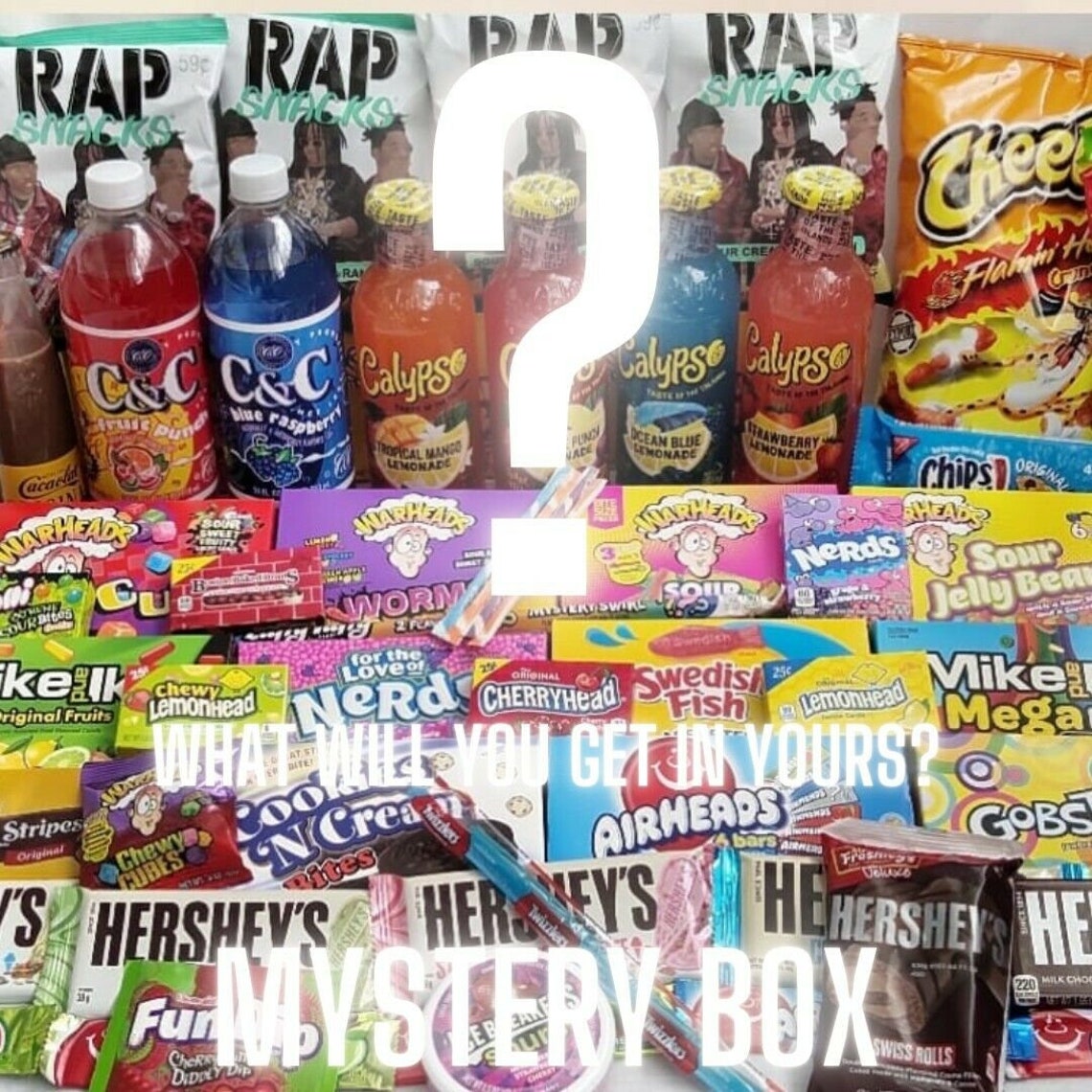 American Candy Mystery Box American Chocolate and Sweets Gift Etsy