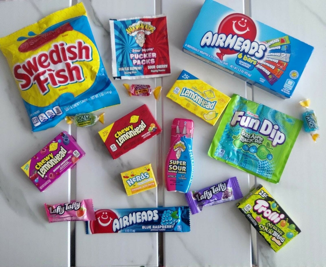 American Candy Box Large American Sweets Party Bags USA Etsy