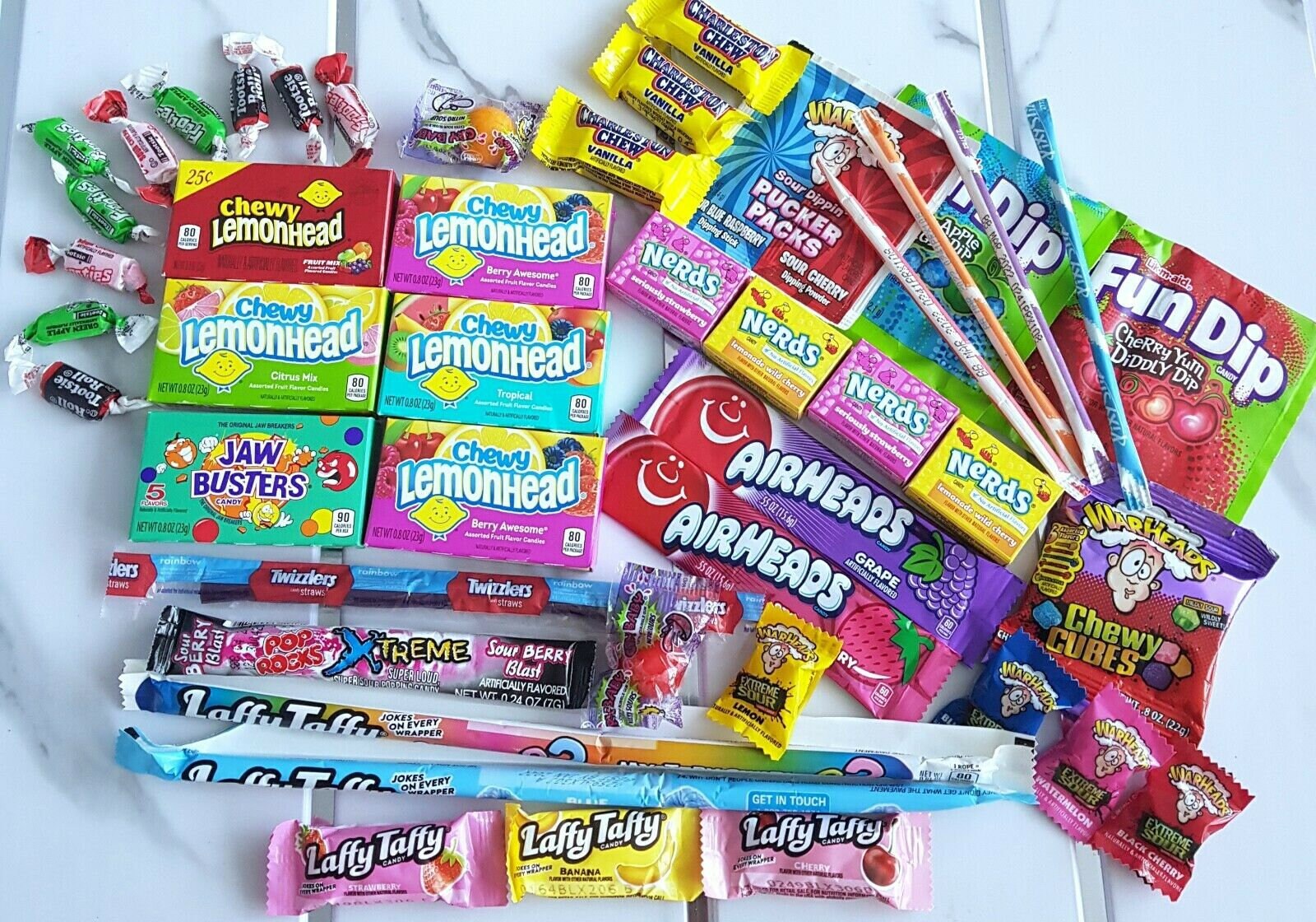 Laffy Taffy Rope and Candies Box . Warheads American Candy . Etsy UK