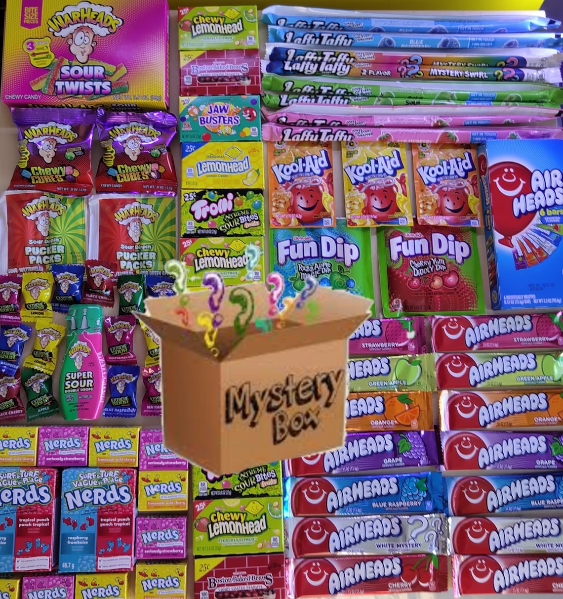 American Sweets Mystery Box Uk American candy mystery box Halal Candy Box | Etsy