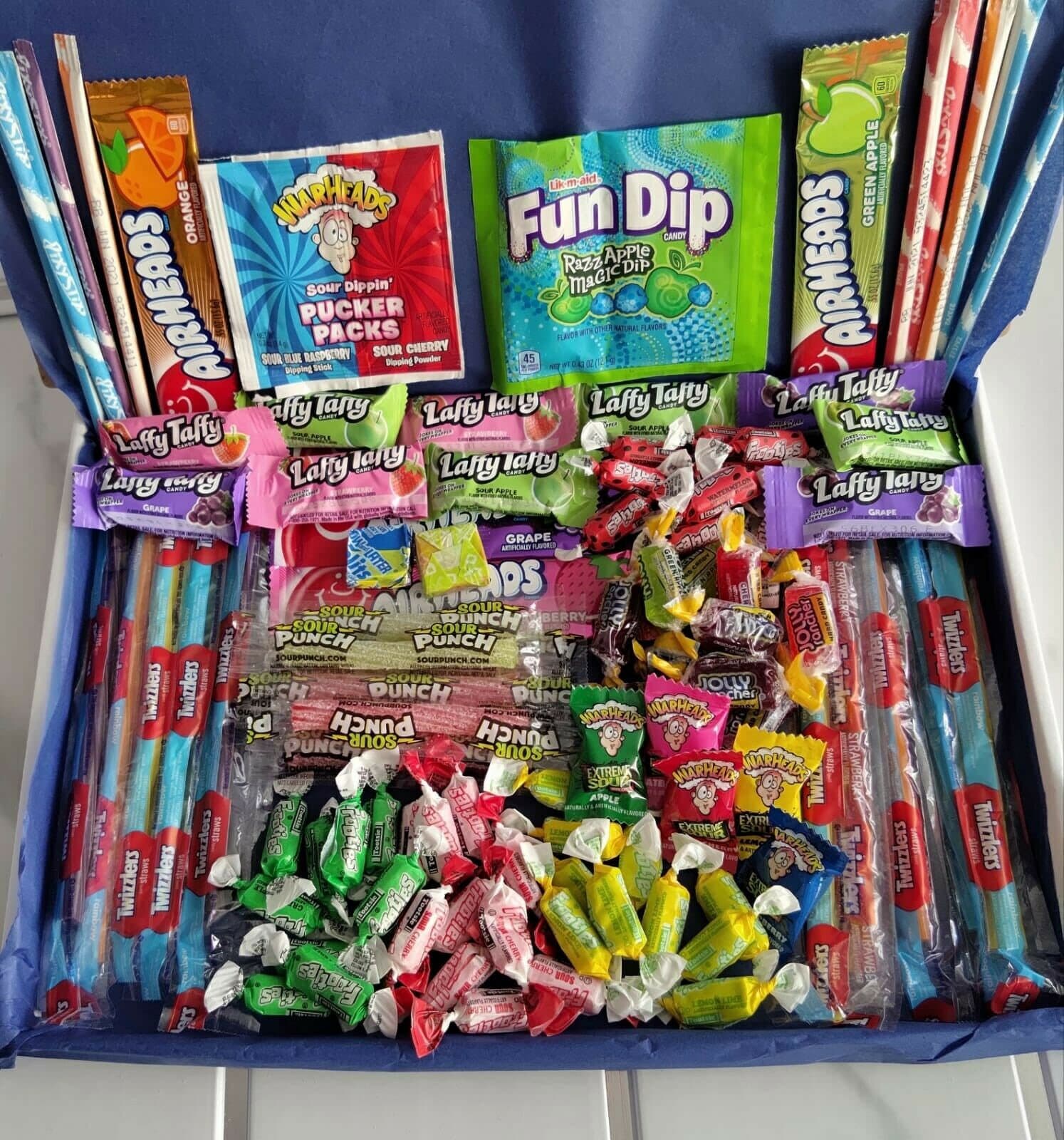 American Sweets Gift Box 100 Items USA Candy Hamper Etsy UK
