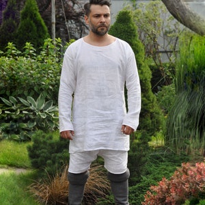 Medieval underwear, Medieval linen underwear, Medieval chemise and braies, 13th - 15th century underwear, linen shift and underpants