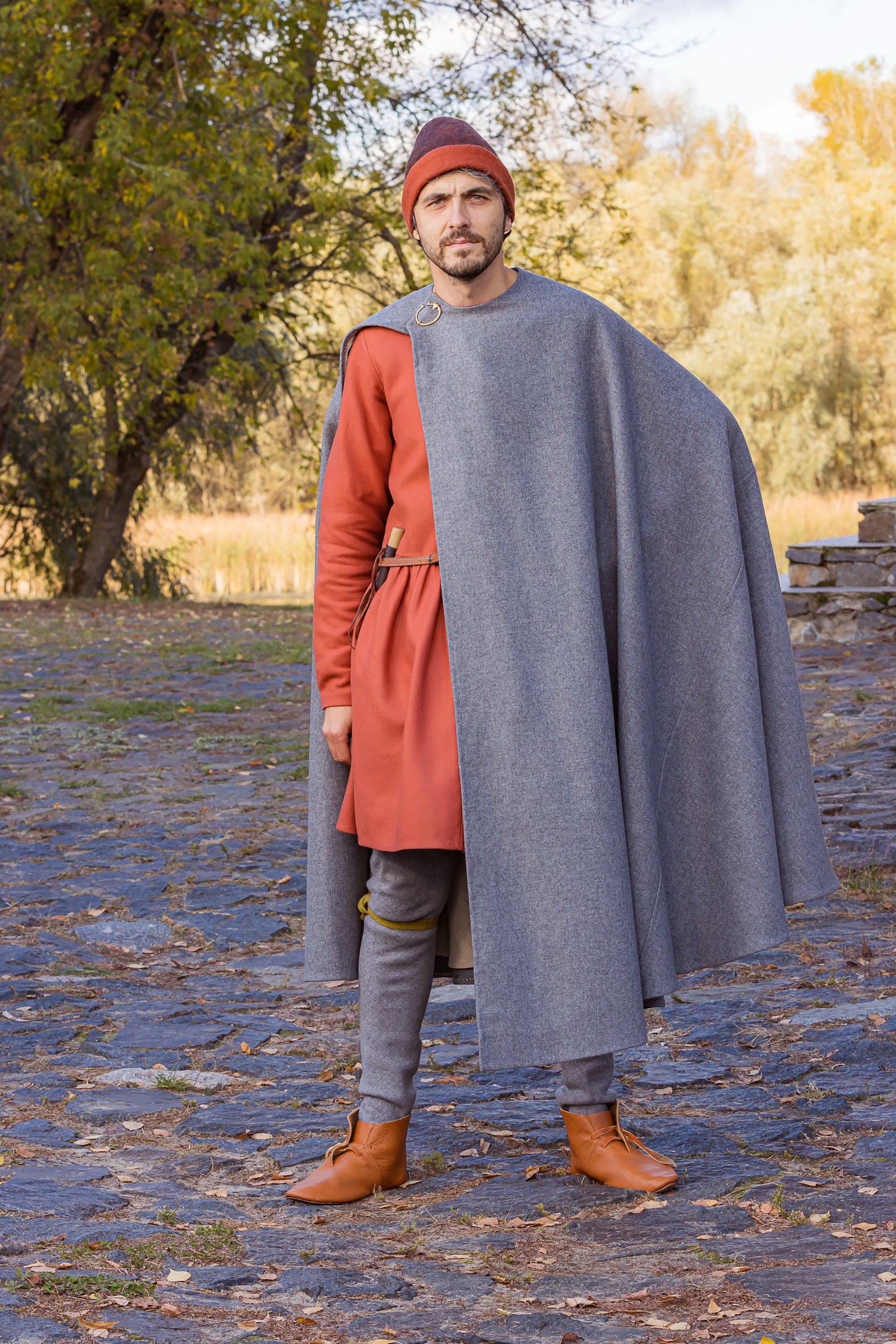Medieval cloak or cape woolen cloak 13th 15th century Etsy