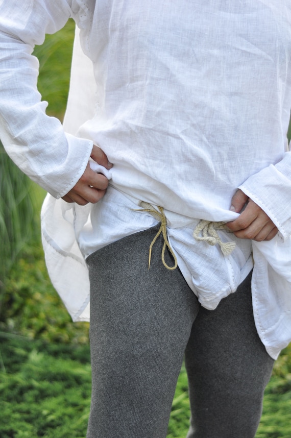 Conjunto Medieval De Lino Para Hombre – Camisa Y Pantalones Con Correa Al Tobillo, Traje Étnico E Histórico Para Invierno, Ideal Para Eventos Y Disfraces