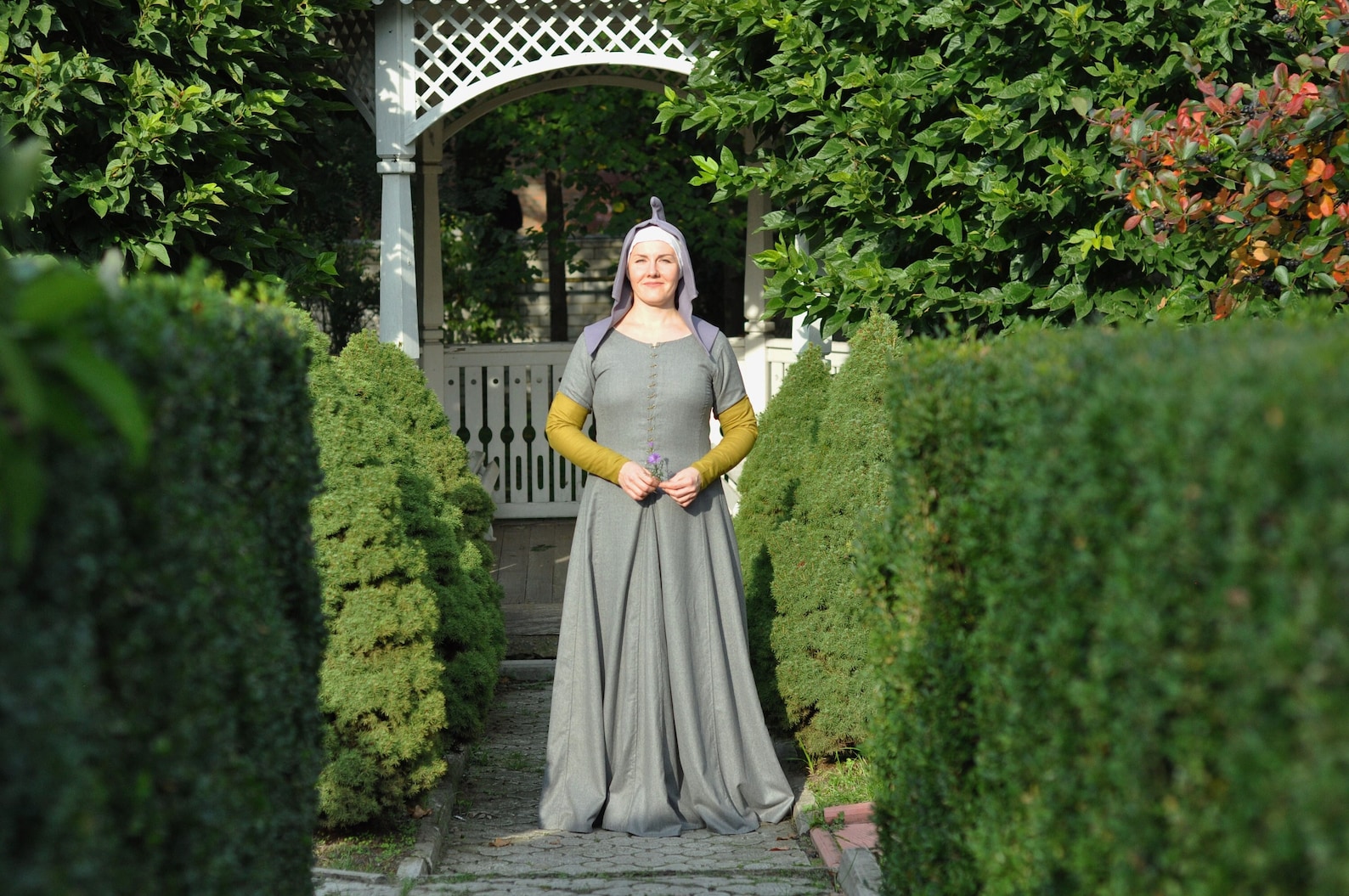 Medieval Kirtle Medieval Dress Frontlaced Kirtle 15th Etsy