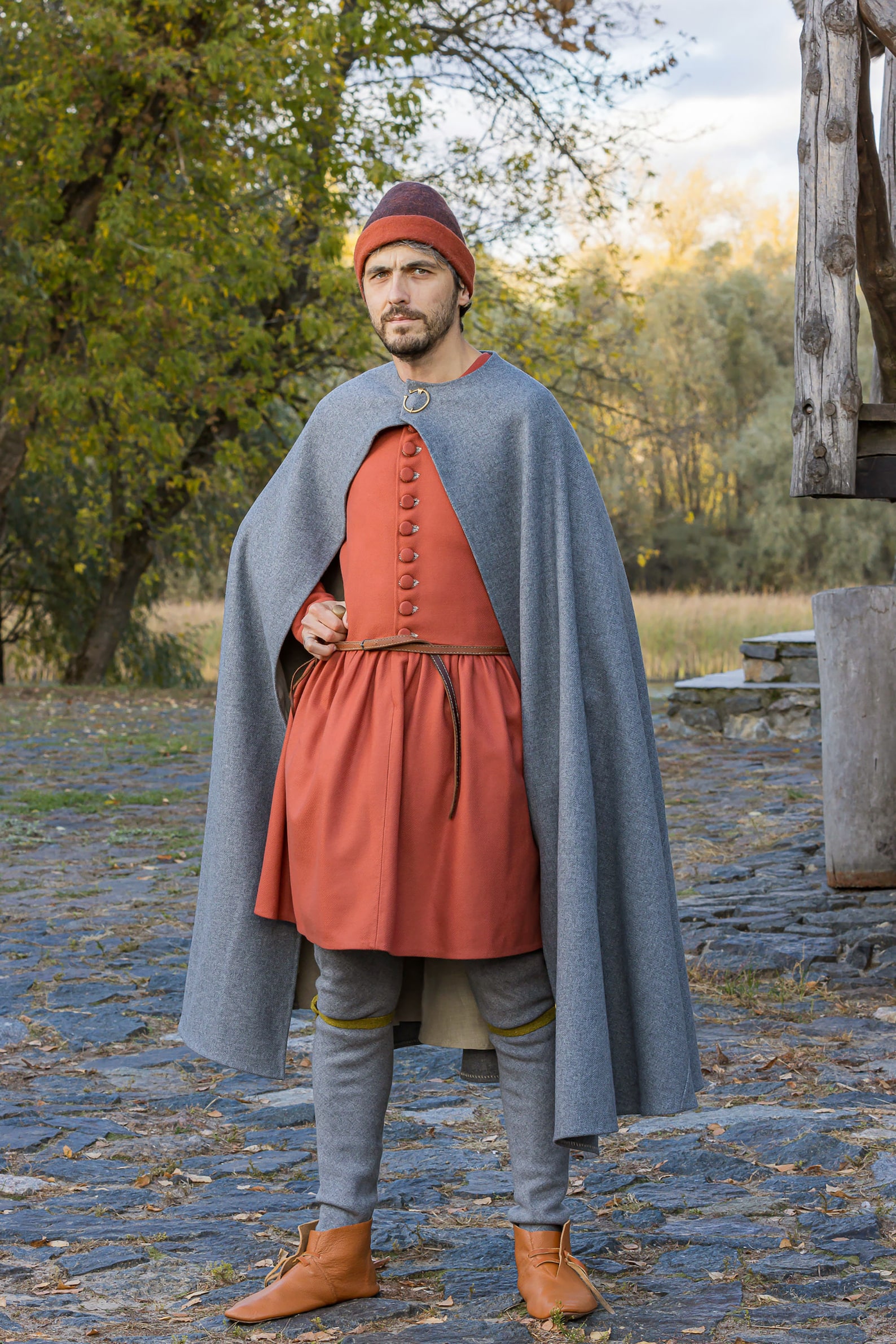 Medieval cloak or cape woolen cloak 13th 15th century | Etsy