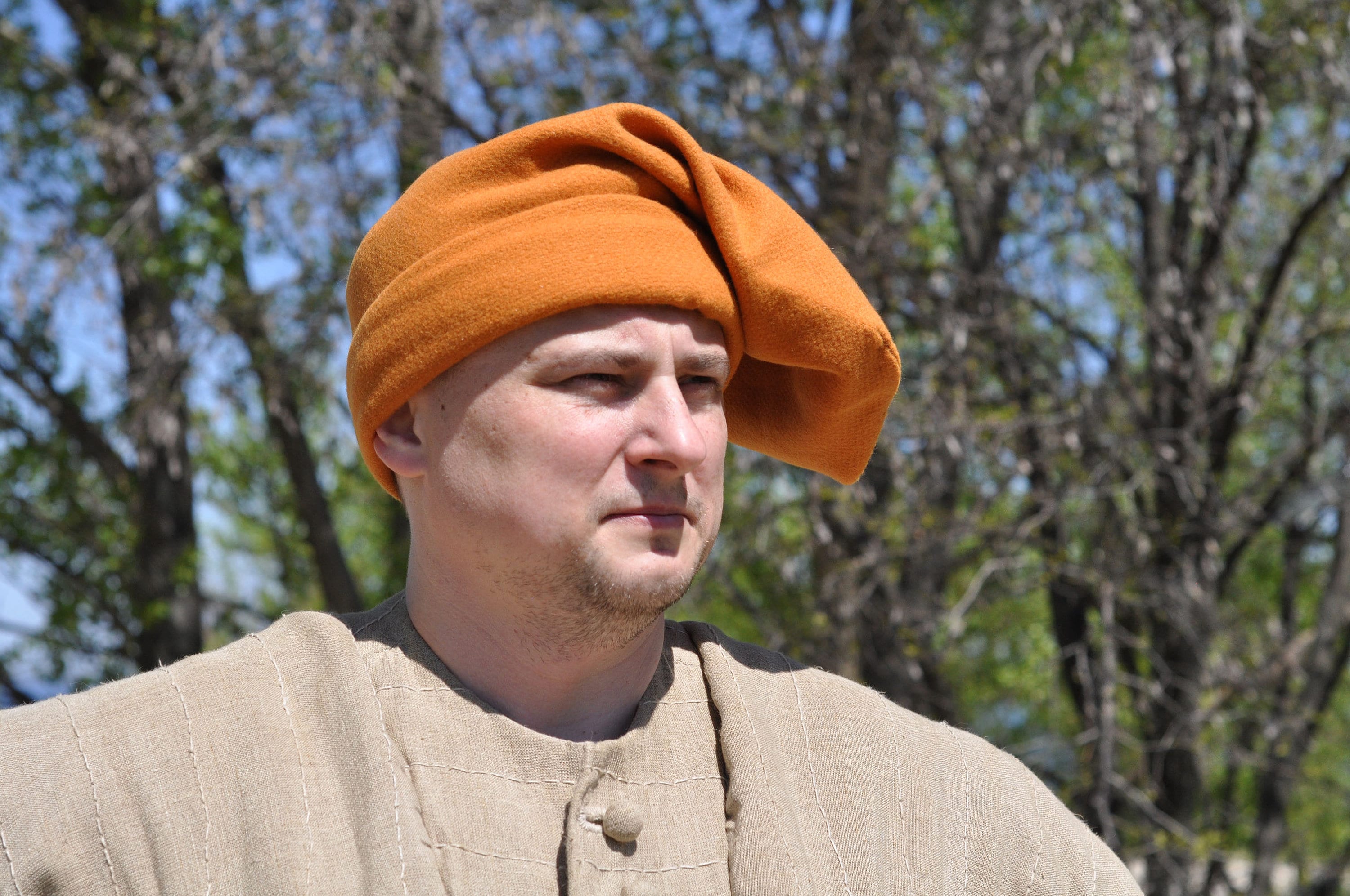 medieval bag hat
