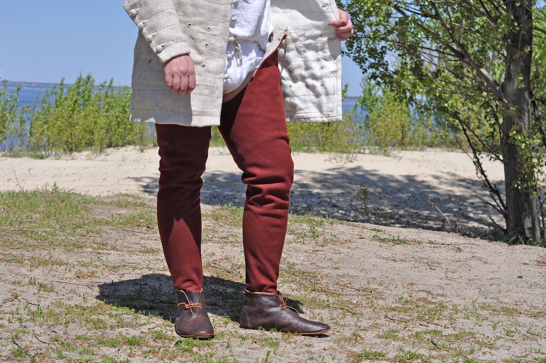 Medieval Hose, Men's Woolen Hose, Medieval Chausses, 13th 14th 15th Century Pants, Sca Pants