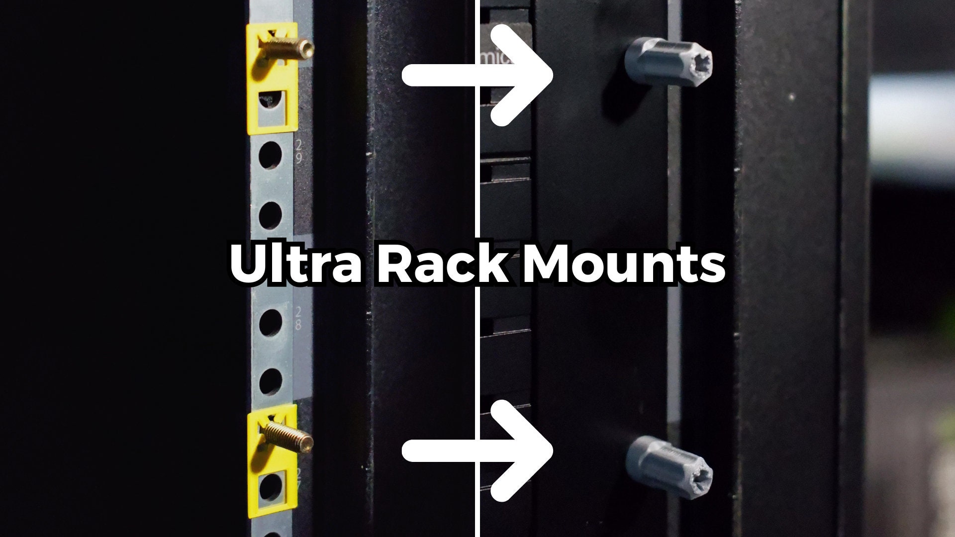 Ultra Rack Mounts - Convert Any PC Server Or Audio Rack Into Mounting Studs For Easier Equipment Installation!