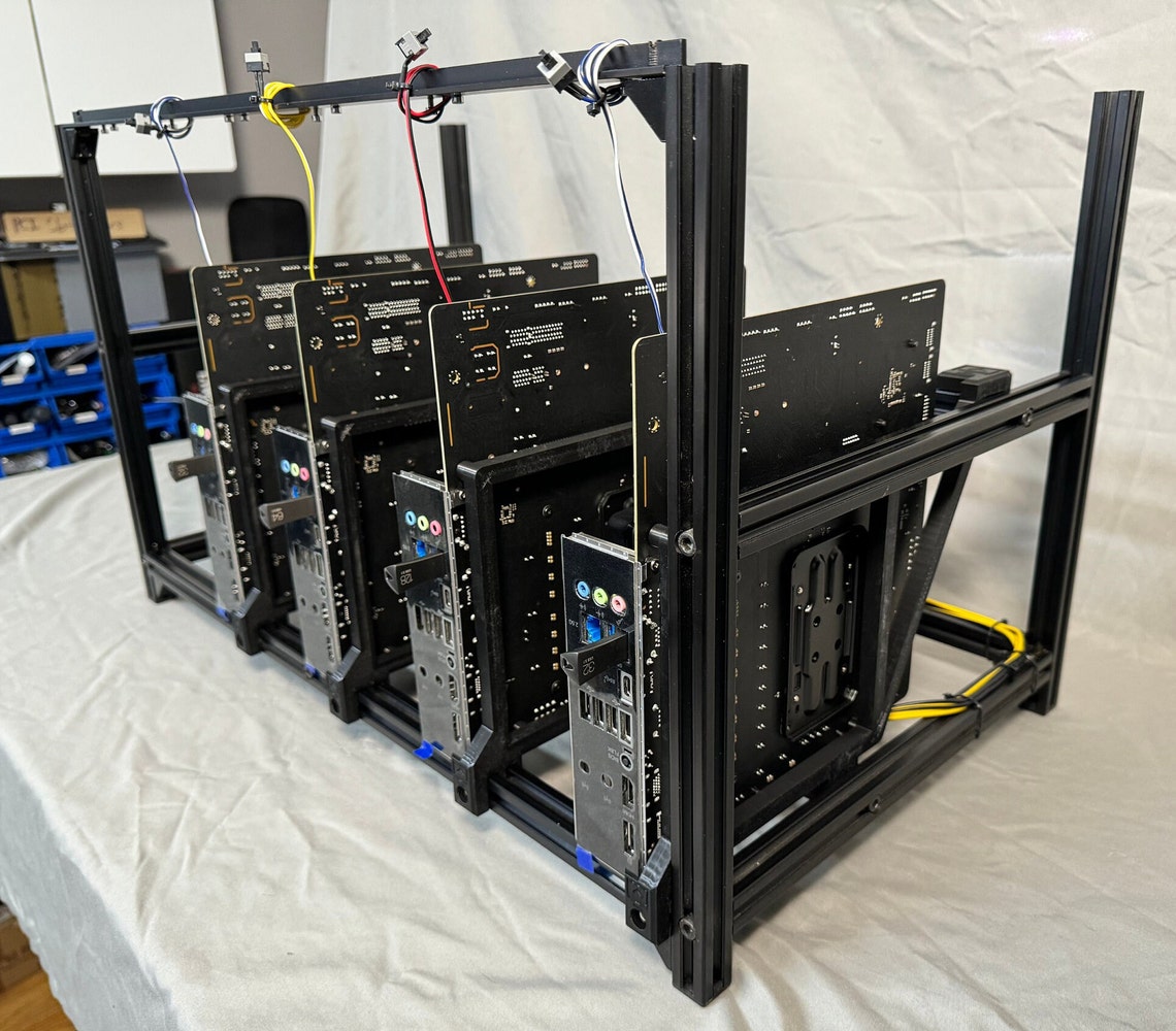 Veddha Motherboard Mounting Brackets for CPU Mining - Convert Open-air ...
