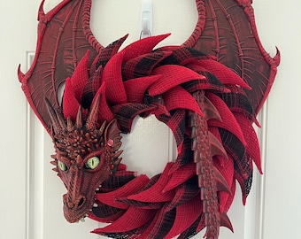 Dragon Wreath - Mythical Hanging Decoration