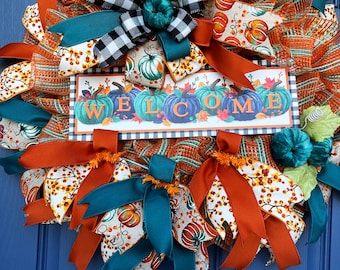 Fall Thanksgiving Wreath