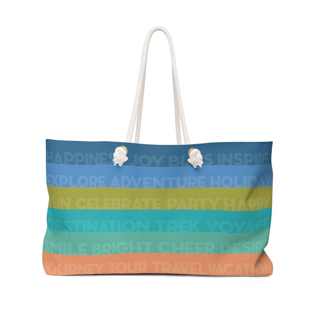 Sac Weekender Lilly Pulitzer Bleu Amalfitaine - Grand Format, Neuf Avec Étiquettes