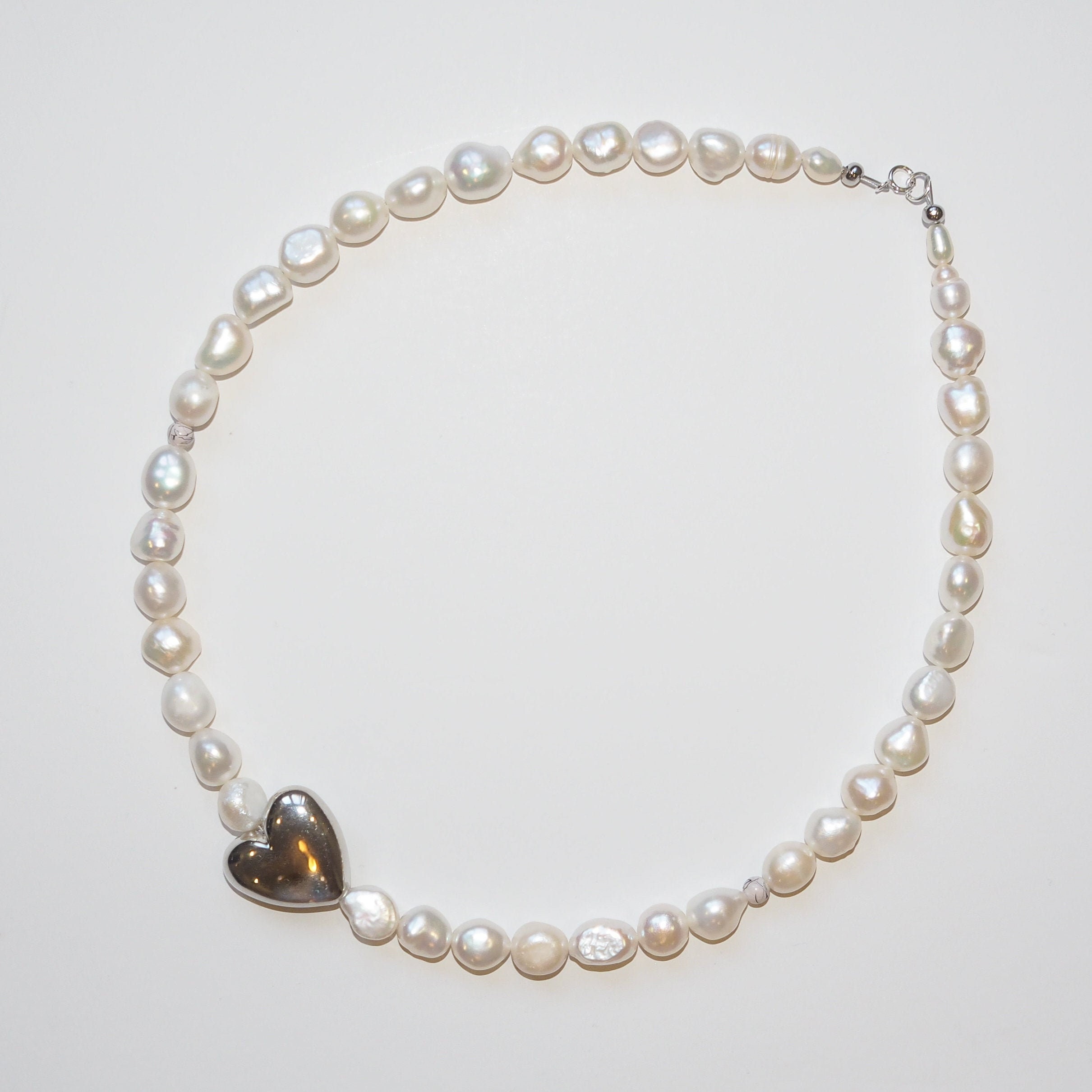 Chrome hearts pearl necklace deals