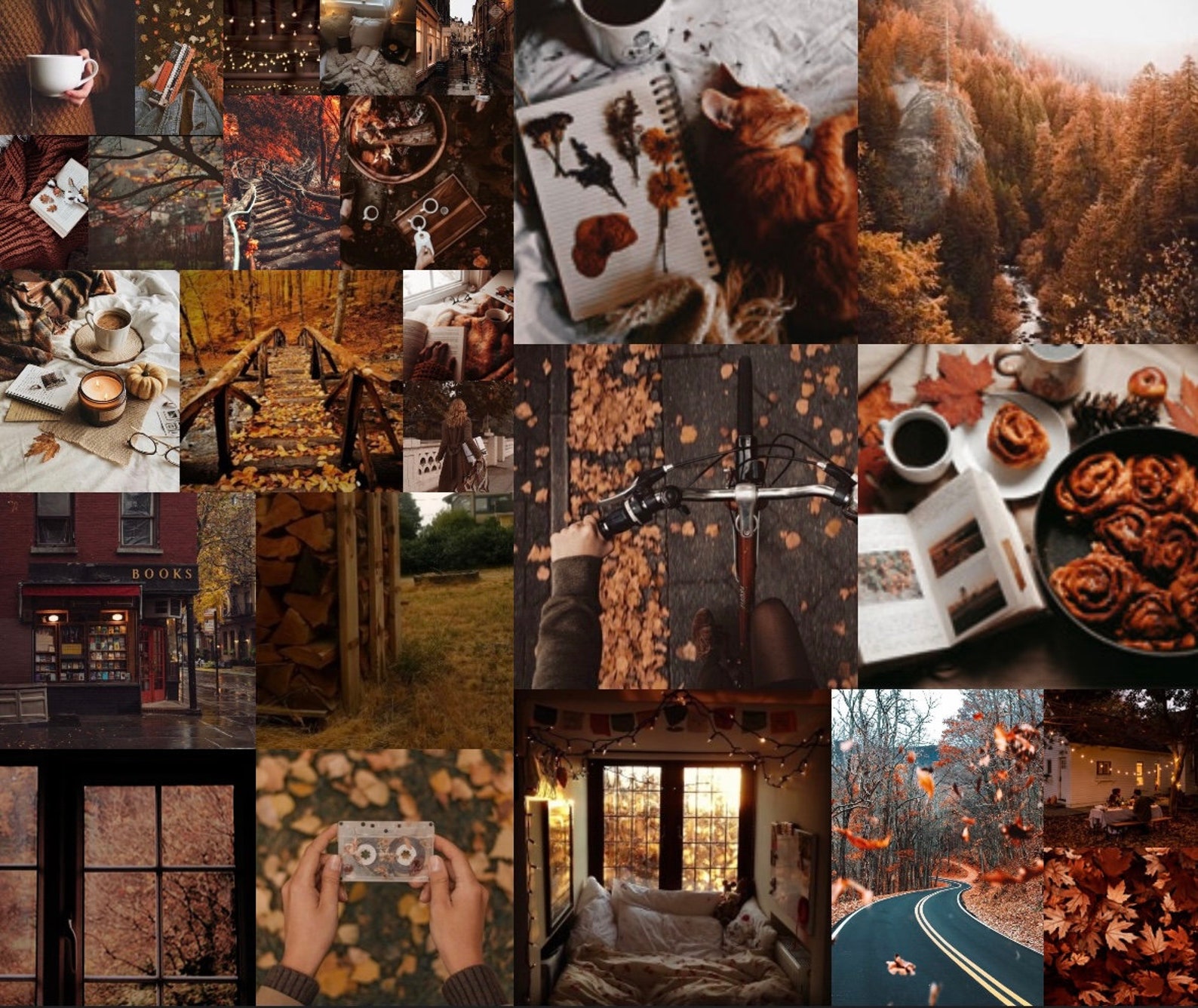 25 pc Collage Kit: seasons aesthetic | Etsy