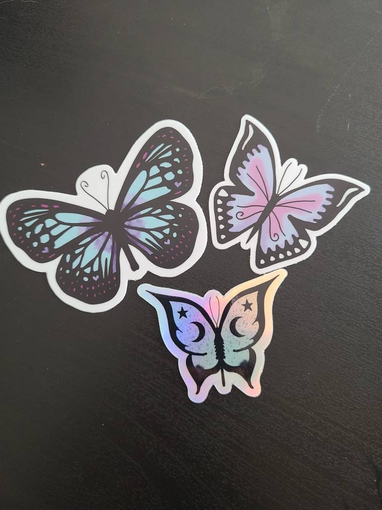 Butterfly sticker pack. | Etsy