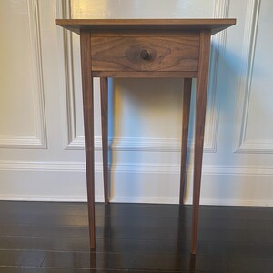 Solid Walnut Shaker Side Table