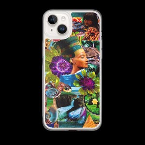 Wachsamer Garten | Collage Art Cover für iPhone von Ashanti Makeba