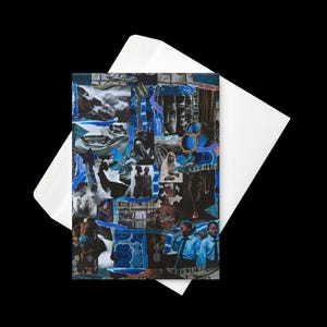 Diese Liebe wird uns nie verlassen | Collage Grußkarte von Ashanti Makeba