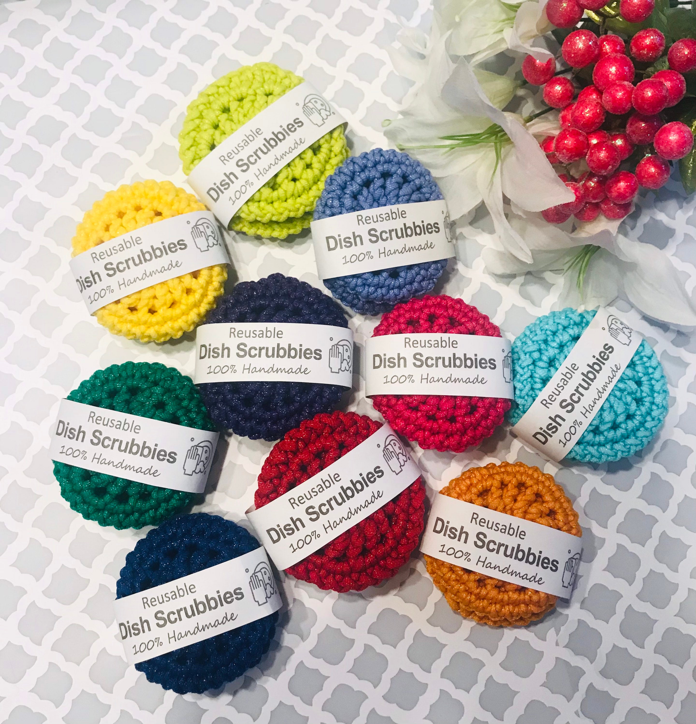 Red De Nylon 10 Scrubbies varios colores depuradores de olla plato Scrubbies Red De Nylon 10 Scrubbies varios colores depuradores de olla plato Scrubbies