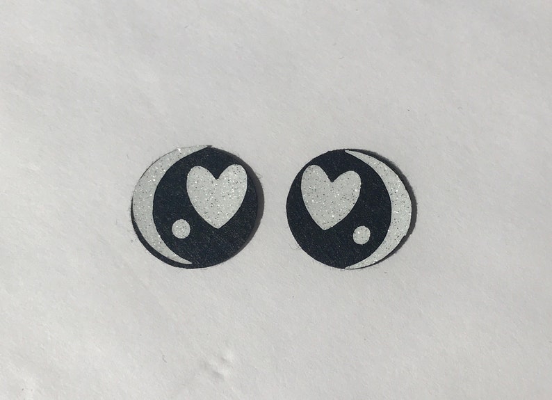 Glitter Felt Eyes for Amigurumi Stuffed Animals Set of 3 1.25 Etsy