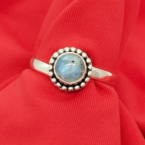 925 silver moonstone ring for women, moonstone ring, silver moonstone ring, moonstone ring, women&#39;s birthday gift