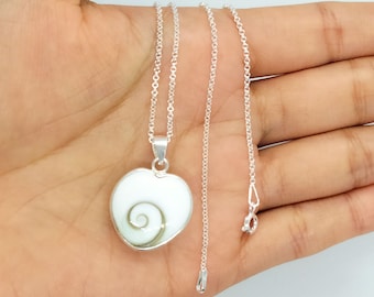 Saint Lucia eye necklace and 925 silver, 50cm woman, Saint Lucia eye heart pendant, saint&#39;s eye necklace, Saint Lucia eye pendant