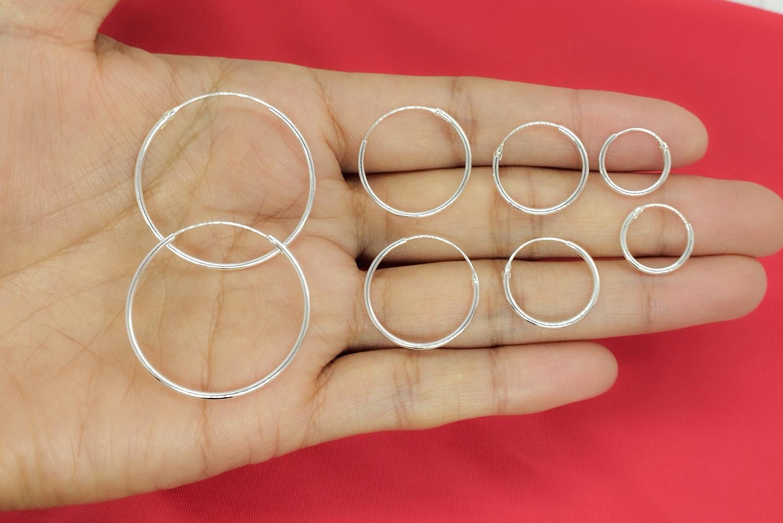 Orecchini a cerchio da 30 mm - Italia