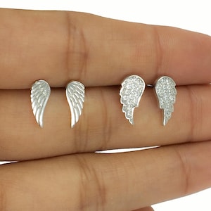 boucles d oreilles ailes d ange argent