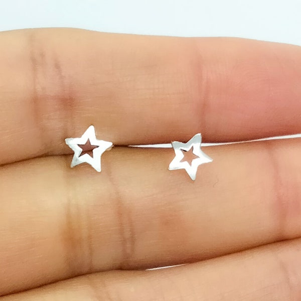 925 silver star earrings for women, star earrings, silver star earrings, silver star earrings