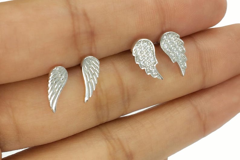 boucle d oreille aile ange